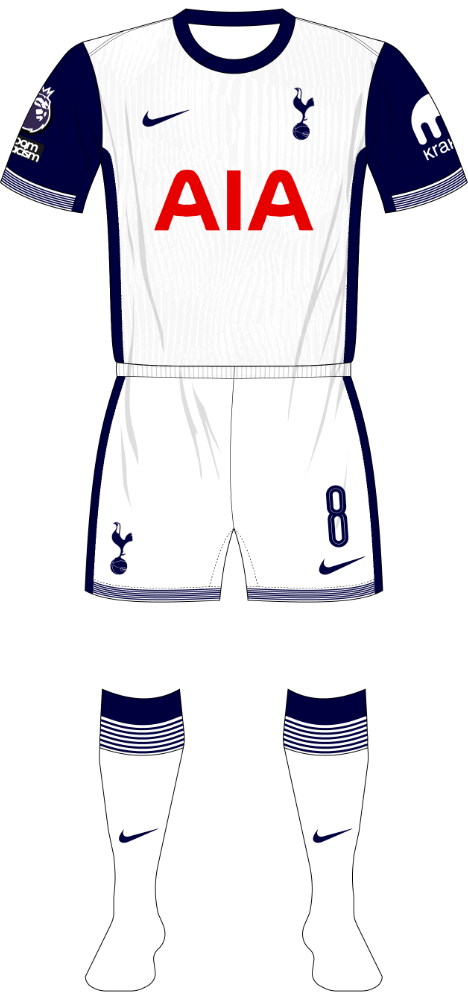 Tottenham Hotspur 2024/25 Home [Europe] Kit