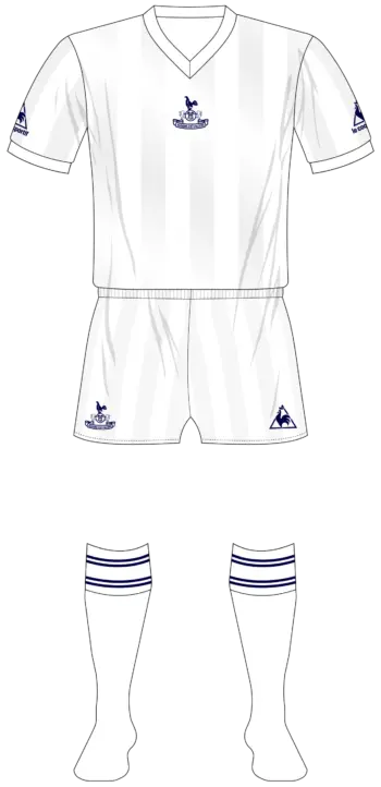 1983-85 Home [White Shorts / No Sponsor]