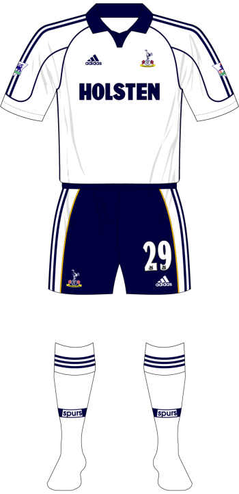 Tottenham Hotspur 2000/01 Home [Variation 1] Kit
