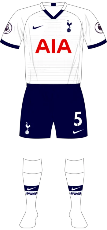 Maillot de Foot Tottenham Hotspur Dele 20 Domicile 2018/19