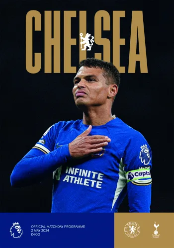 Programme cover from Spurs v 0-2 v Chelsea FC - 2 May 2024
