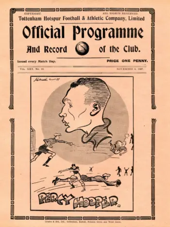 Spurs v Swansea City (06 Nov 1937) Programme