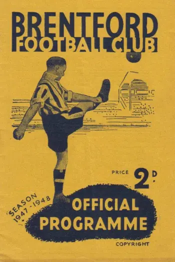 Spurs v Brentford FC (20 Mar 1948) Programme
