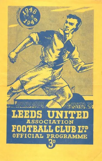 Spurs v Leeds United (08 Sep 1948) Programme