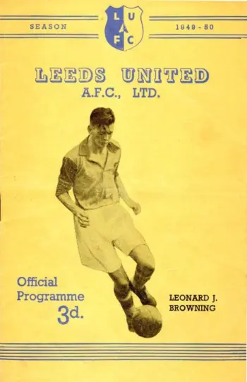 Spurs v Leeds United (14 Jan 1950) Programme