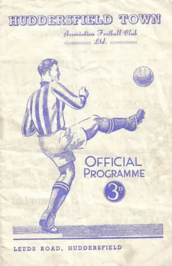 Spurs v Huddersfield Town (25 Nov 1950) Programme