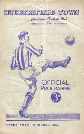 Spurs v Huddersfield Town (06 Jan 1951) Programme