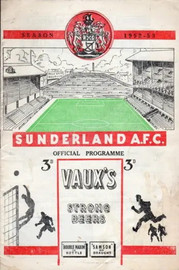 Spurs v Sunderland AFC (18 Apr 1953) Programme
