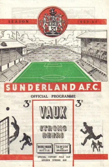 Spurs v Sunderland AFC (31 Oct 1953) Programme