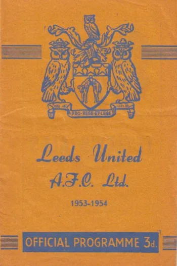 Spurs v Leeds United (09 Jan 1954) Programme