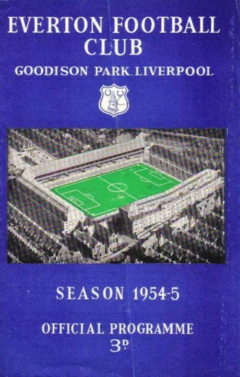 Spurs v Everton FC (09 Apr 1955) Programme