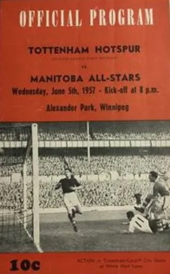 Spurs v Select (05 Jun 1957) Programme