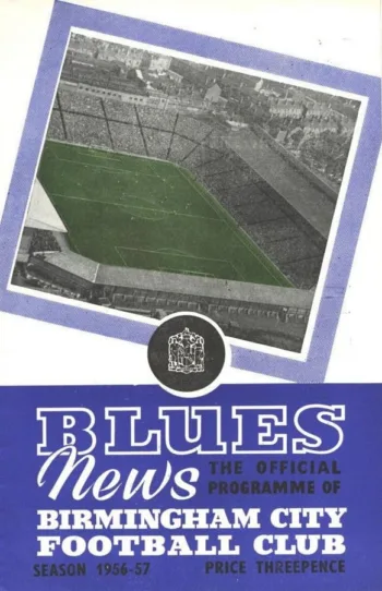 Spurs v Birmingham City (01 Dec 1956) Programme