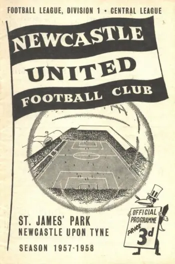 Spurs v Newcastle United (31 Aug 1957) Programme