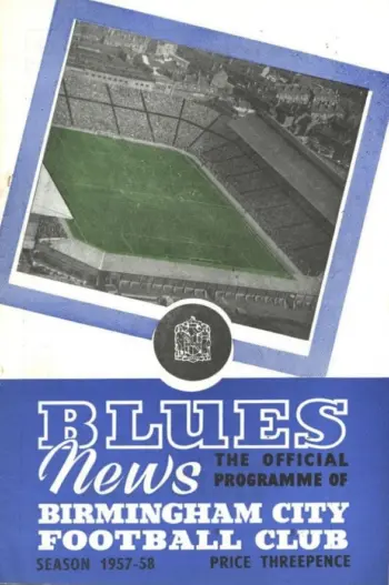 Spurs v Birmingham City (11 Sep 1957) Programme