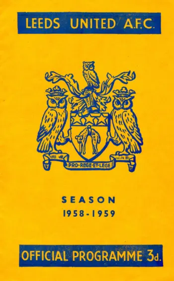 Spurs v Leeds United (14 Mar 1959) Programme