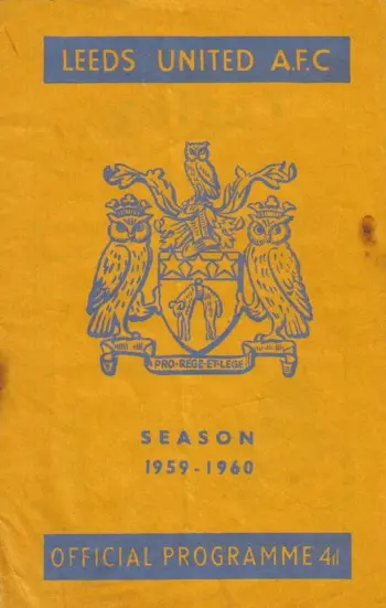 Spurs v Leeds United (26 Dec 1959) Programme