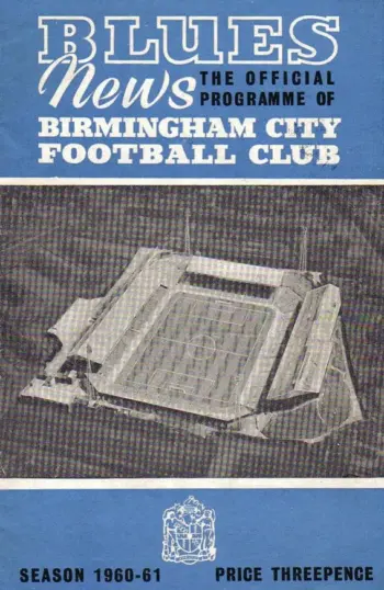 Spurs v Birmingham City (08 Apr 1961) Programme