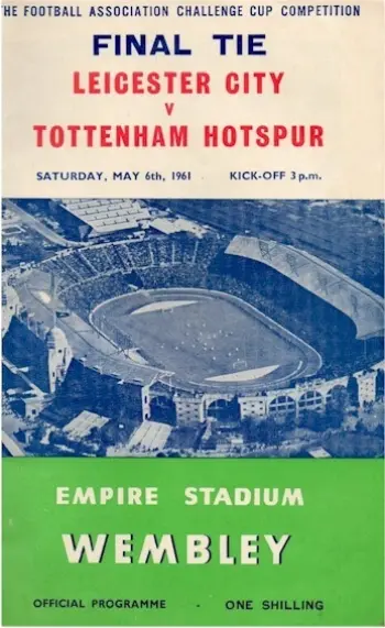 Spurs v Leicester City (06 May 1961) Programme