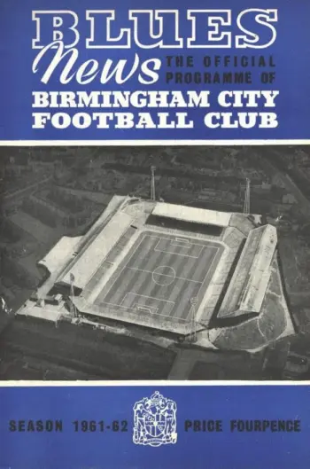 Spurs v Birmingham City (28 Apr 1962) Programme