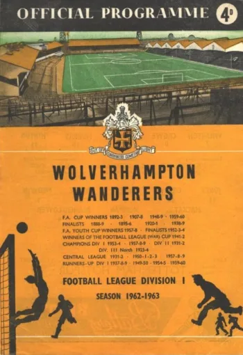 Spurs v Wolverhampton Wanderers (19 Sep 1962) Programme