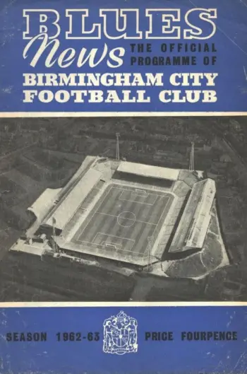 Spurs v Birmingham City (15 Dec 1962) Programme