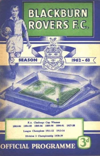 Spurs v Blackburn Rovers (20 May 1963) Programme