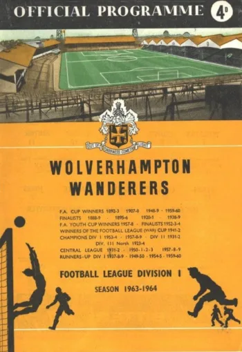 Spurs v Wolverhampton Wanderers (28 Aug 1963) Programme