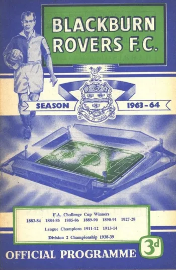 Spurs v Blackburn Rovers (07 Sep 1963) Programme