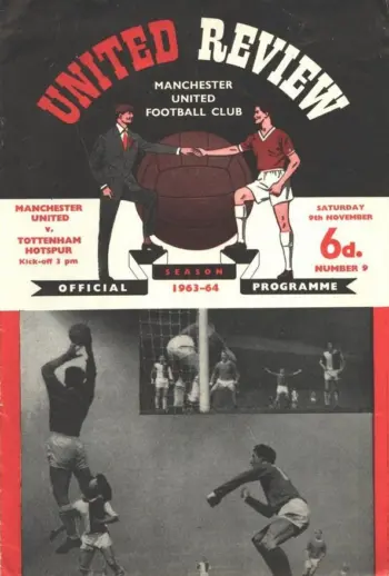 Spurs v Manchester United (09 Nov 1963) Programme