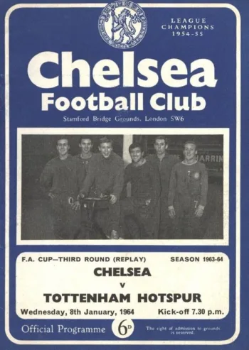 Spurs v Chelsea FC (08 Jan 1964) Programme