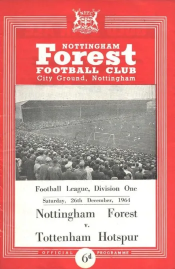 Spurs v Nottingham Forest (26 Dec 1964) Programme
