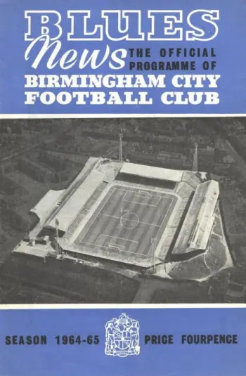 Spurs v Birmingham City (02 Jan 1965) Programme