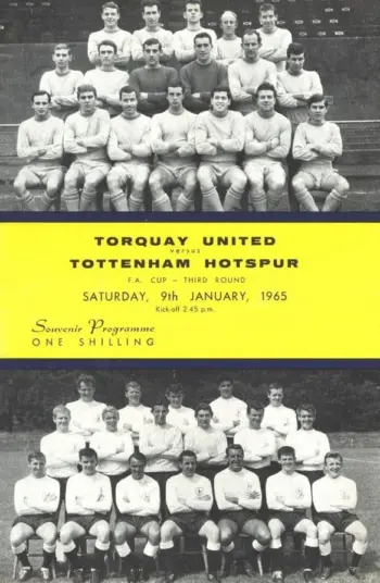 Spurs v Torquay United (09 Jan 1965) Programme
