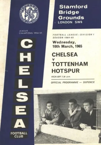 Spurs v Chelsea FC (10 Mar 1965) Programme