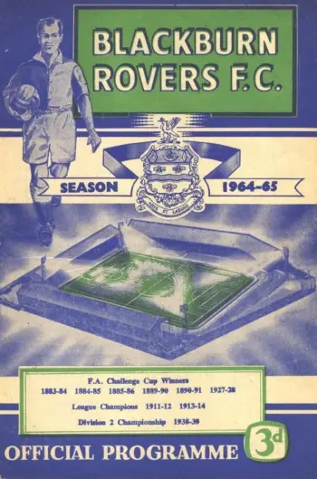 Spurs v Blackburn Rovers (19 Apr 1965) Programme