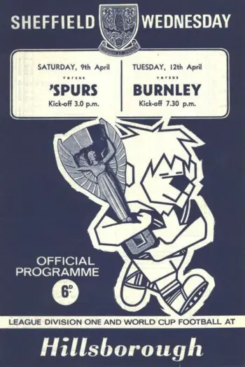 Spurs v Sheffield Wednesday (09 Apr 1966) Programme