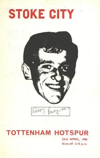 Spurs v Stoke City (23 Apr 1966) Programme