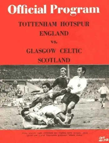 Spurs v Celtic FC (21 May 1966) Programme