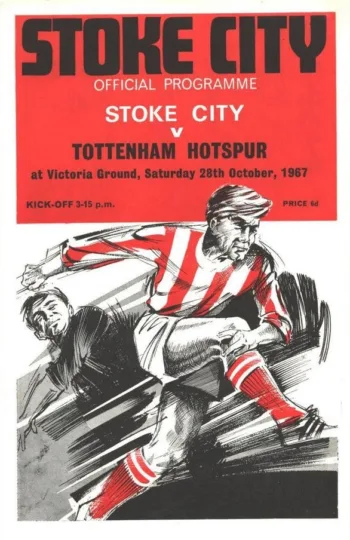 Spurs v Stoke City (28 Oct 1967) Programme