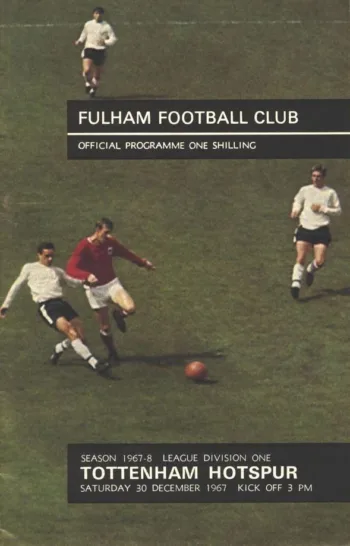 Spurs v Fulham FC (30 Dec 1967) Programme