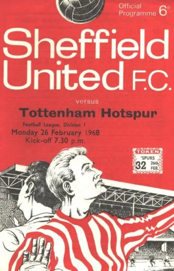 Spurs v Sheffield United (26 Feb 1968) Programme