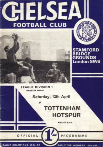 Spurs v Chelsea FC (13 Apr 1968) Programme