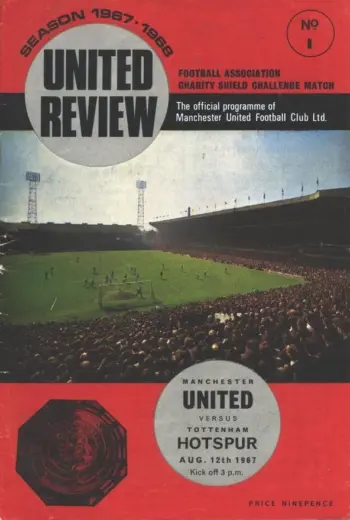Spurs v Manchester United (12 Aug 1967) Programme