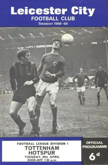 Spurs v Leicester City (29 Apr 1969) Programme