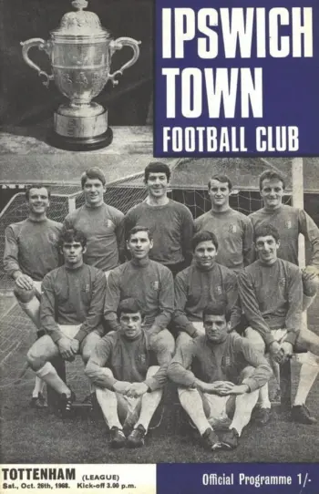 Spurs v Ipswich Town (26 Oct 1968) Programme