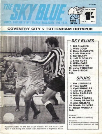 Spurs v Coventry City (06 Dec 1969) Programme