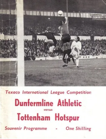 Spurs v Dunfermline Athletic (29 Sep 1970) Programme