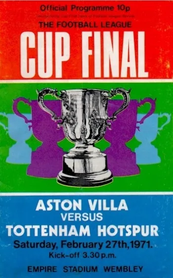 Spurs v Aston Villa (27 Feb 1971) Programme