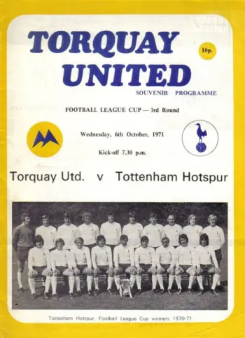 Spurs v Torquay United (06 Oct 1971) Programme
